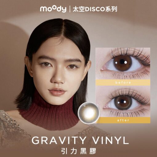 moody GRAVITY VINYL 컬러렌즈 원데이 (10개들이)