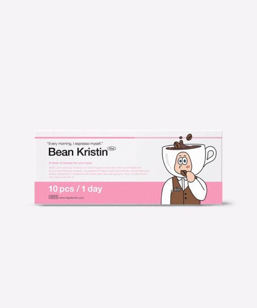 하파크리스틴 Bean Kristin 원데이 컬러렌즈 Raw Brown (10개들이)