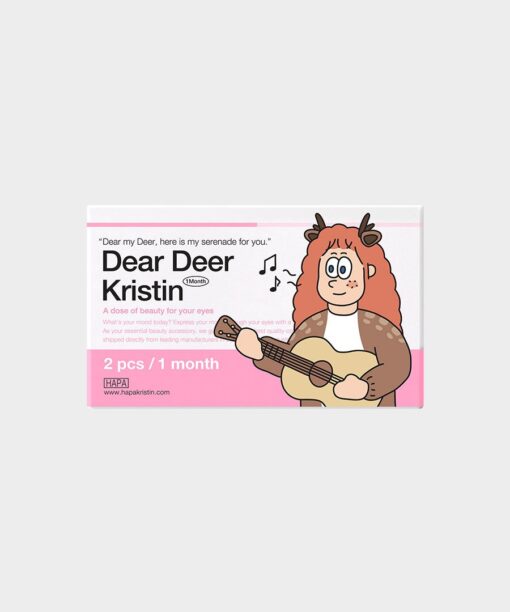 하파크리스틴 Dear Deer Kristin 1개월용 컬러렌즈 Bam Brown (2개들이)