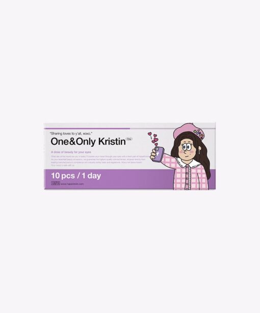 하파크리스틴 One&Only Kristin 원데이 컬러렌즈 Light Gray (10개들이)