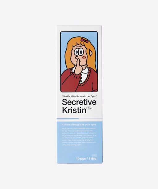 하파크리스틴 Secretive Kristin 원데이 컬러렌즈 Crème Brown (10개들이)
