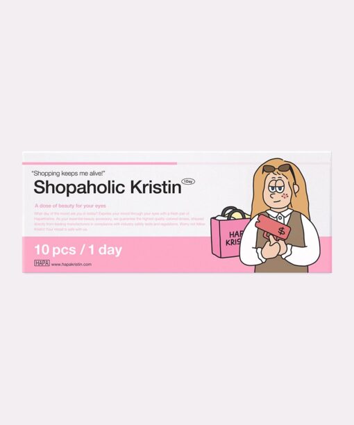 하파크리스틴 Shopaholic Kristin 원데이 컬러렌즈 Midnight Gray (10개들이)