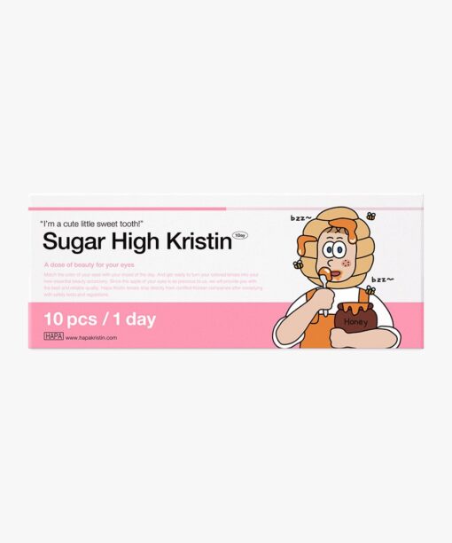 하파크리스틴 Sugar High 원데이 컬러렌즈 Ash Choco (10개들이)